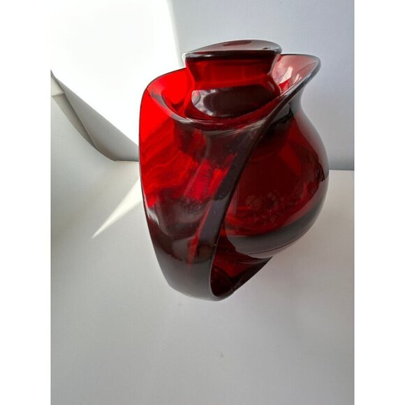 MCM Scott Henderson Mid Century Modern Wovo Red Thermal Coffee Tea Pitcher - Picture 3 of 8